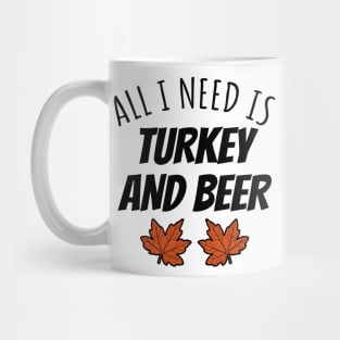 Turkey And Beer Mug